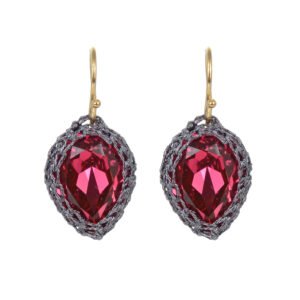 EARINGS Ruby Grey