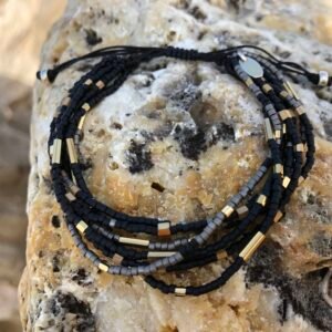 7-Strand Bracelet - Kuro