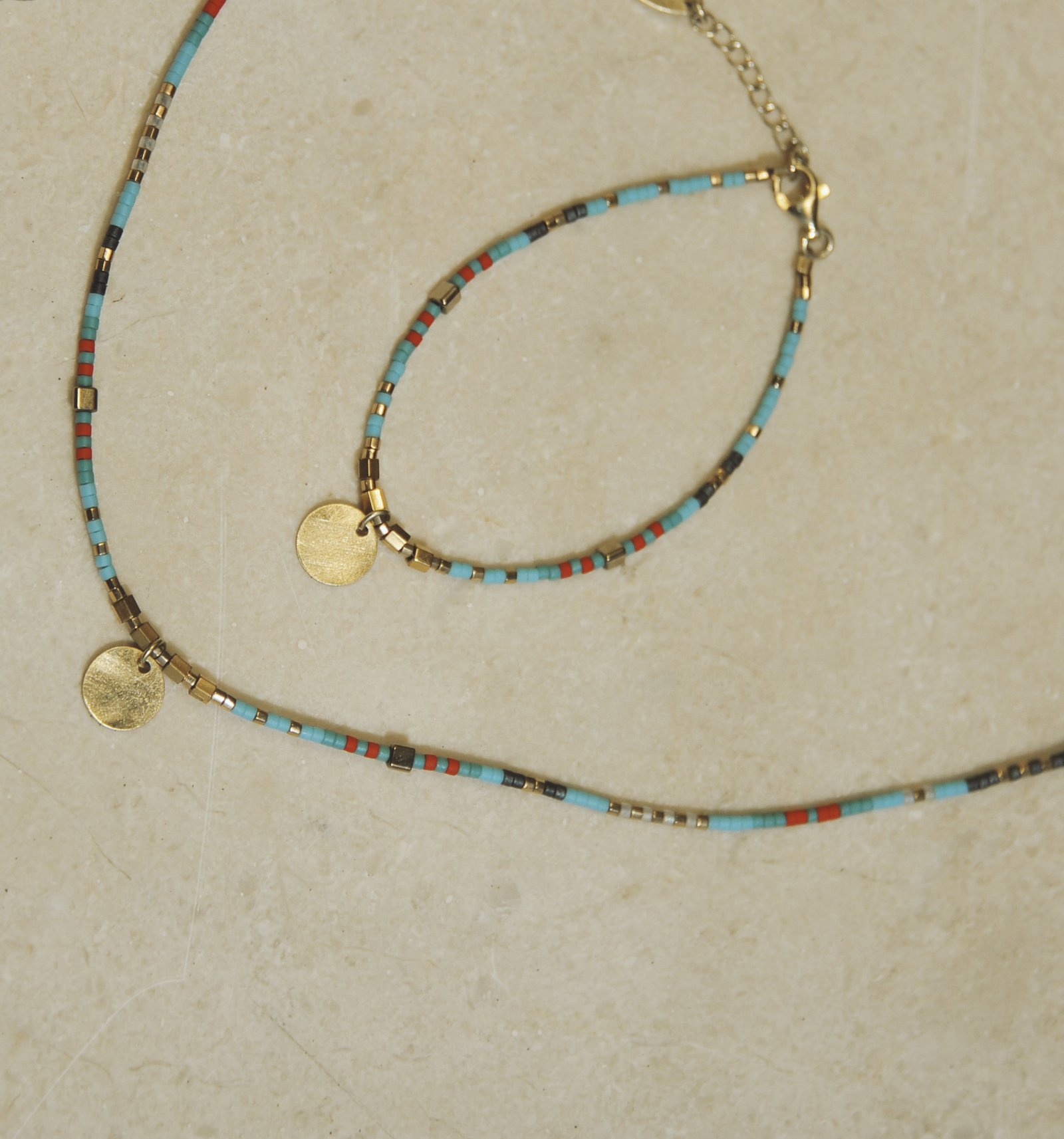 Bead necklace - Umi - obrazek 3