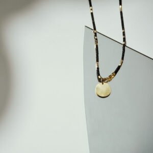 Bead Necklace - Dark Sun