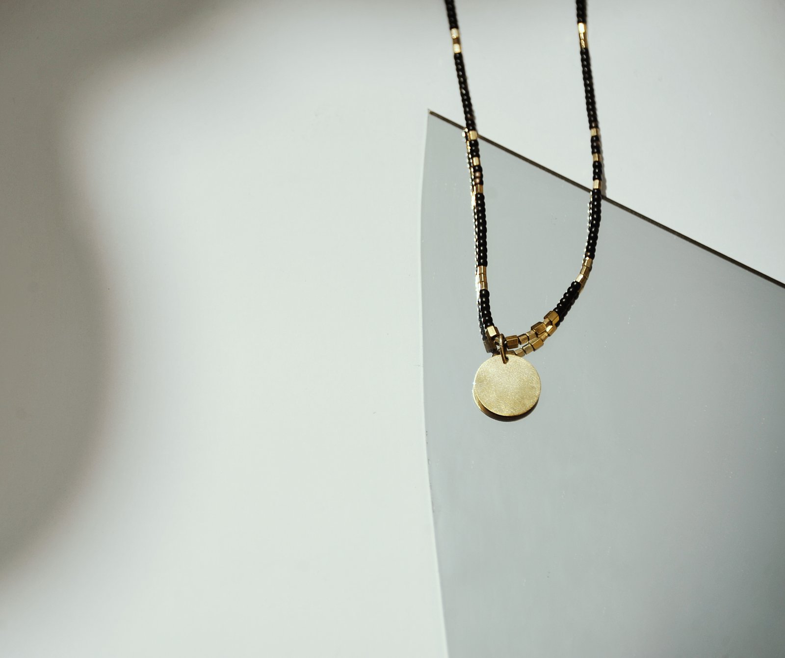 Bead Necklace - Dark Sun