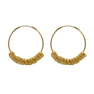 Gold-Plated Earring Hoops