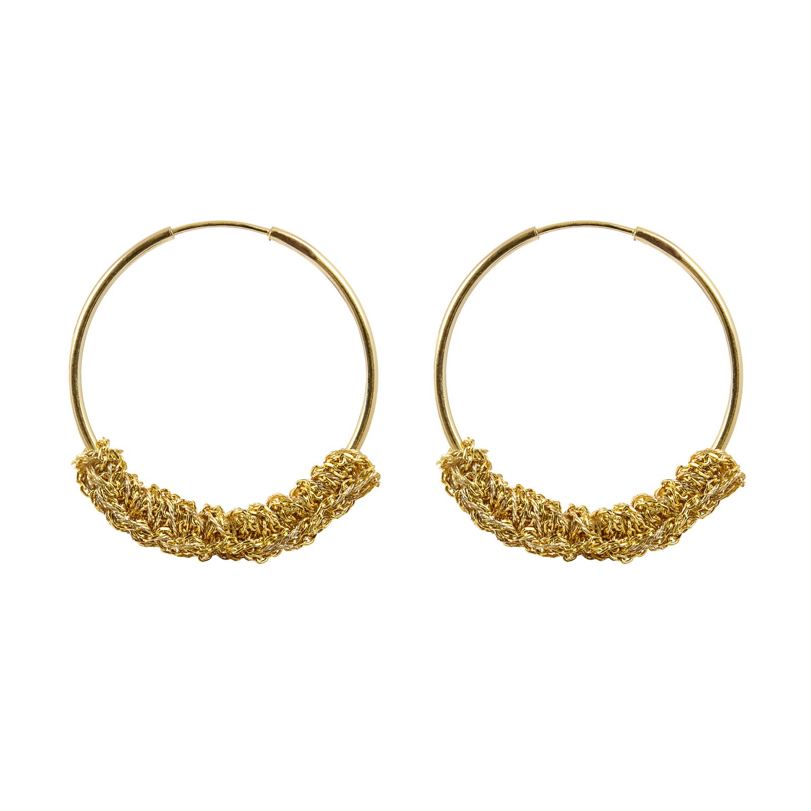Gold-Plated Earring Hoops