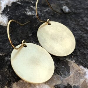 Gold Plated Suns Earings - 2,5cm