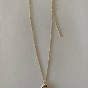 Gold Plated Chain with Moon Charm