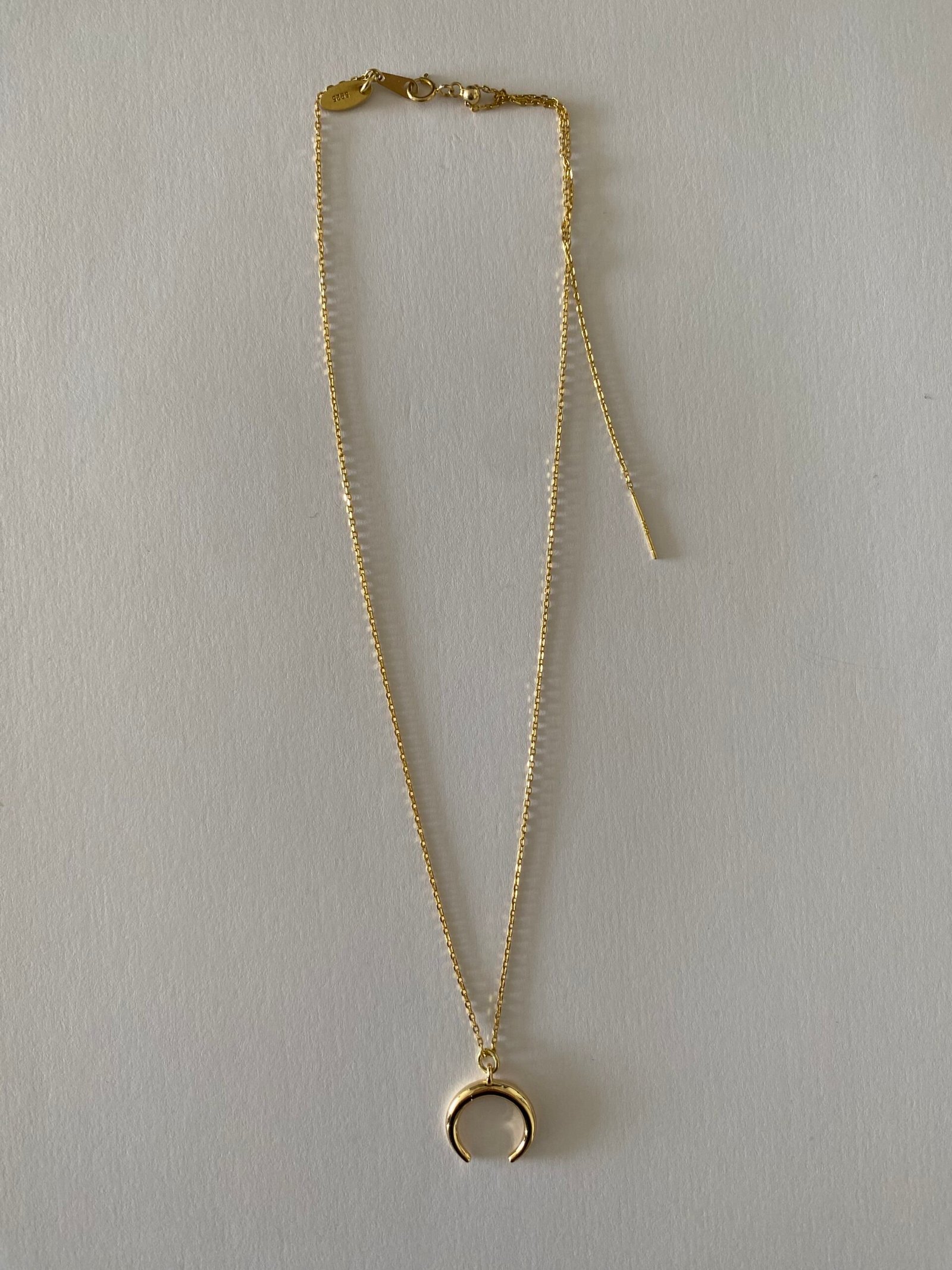 Gold Plated Chain with Moon Charm