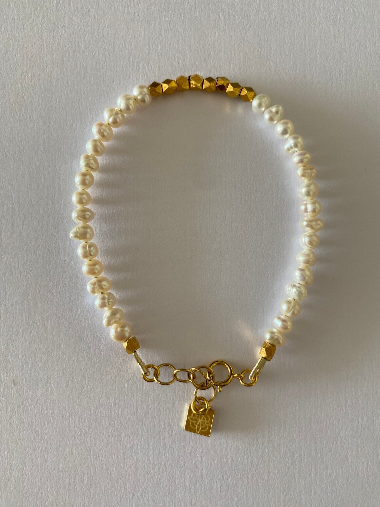 Hand-crafted Fresh Water Pearl Bracelet