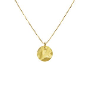 Diamond Cut Ball Bead Gold Plated Chain