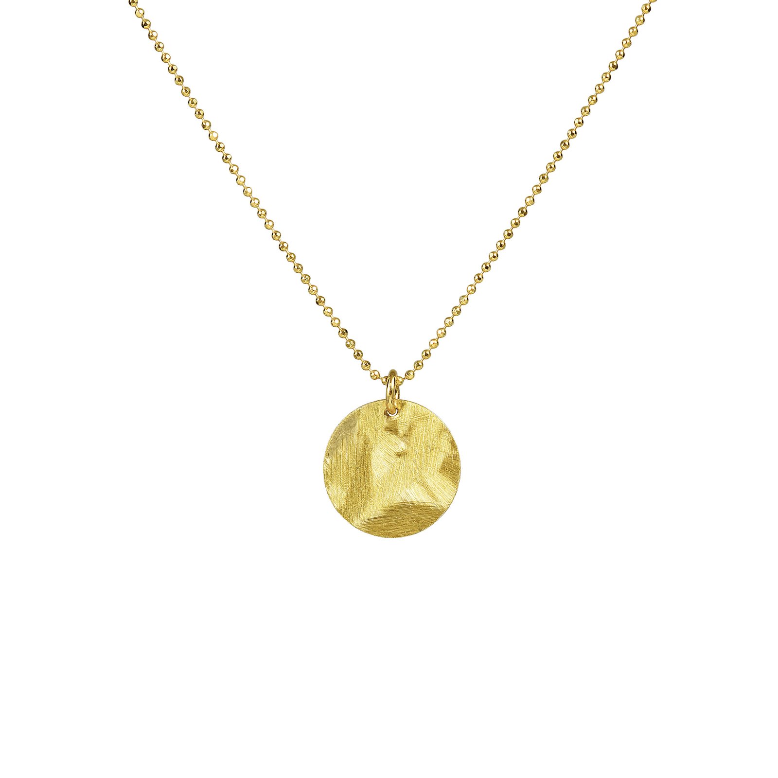 Diamond Cut Ball Bead Gold Plated Chain