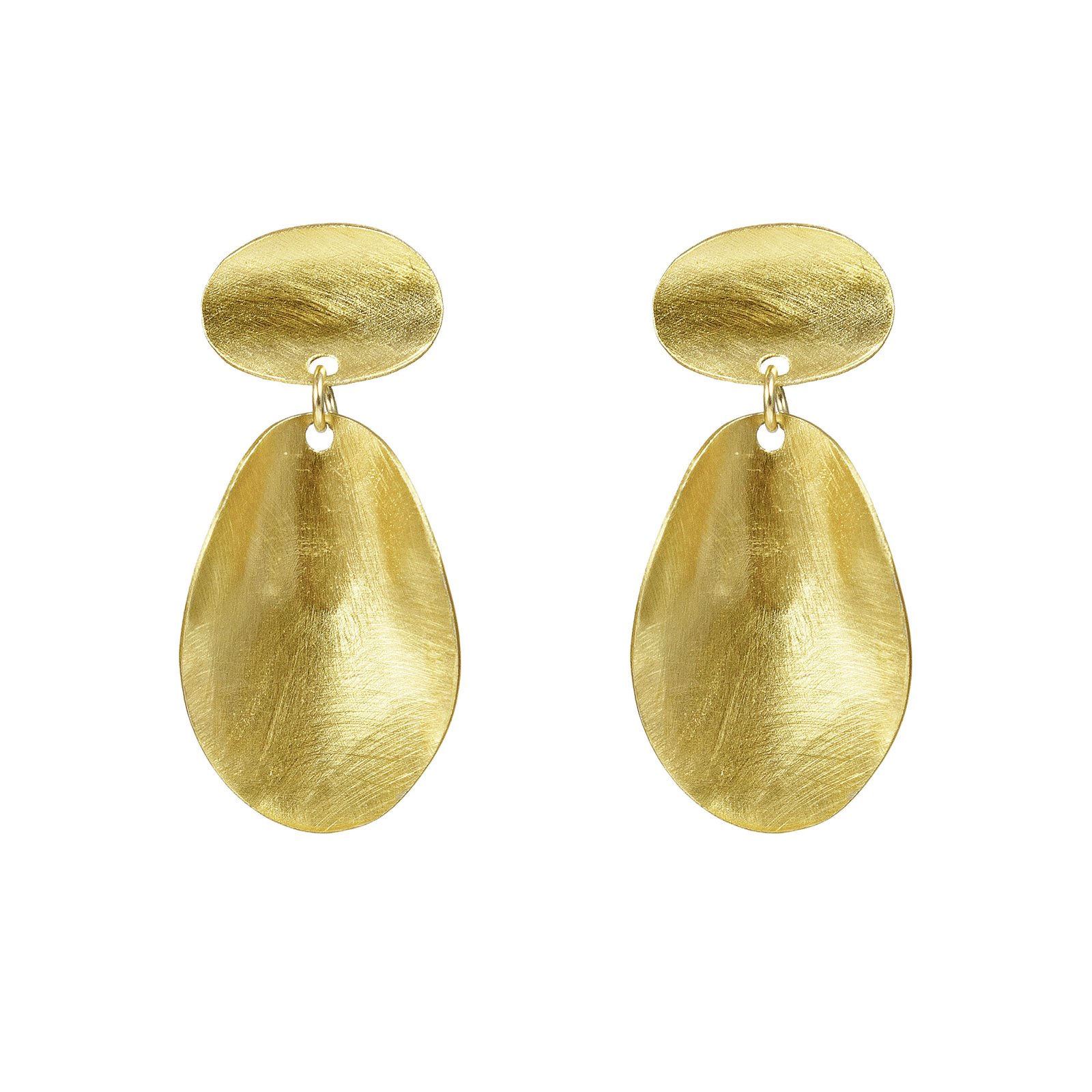 Silver Goldplated Stud Earrings