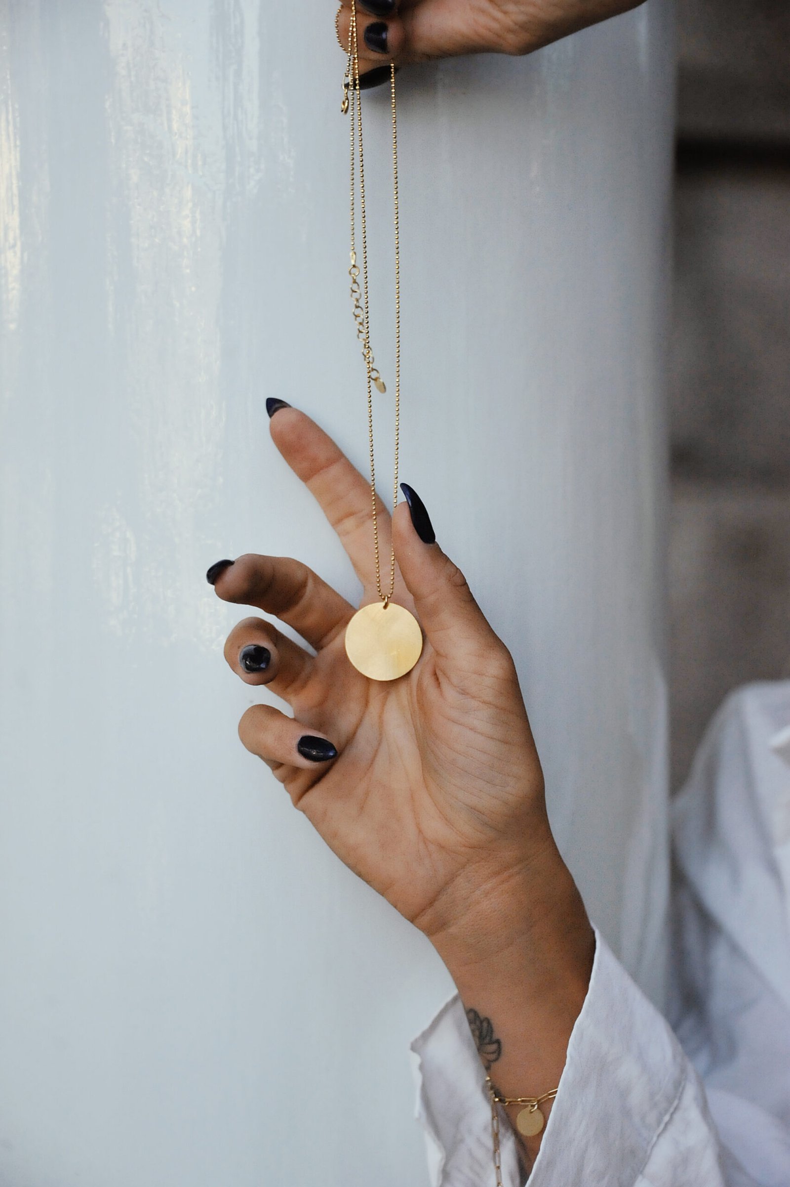 Gold Plated Chain with Decorative Medallions