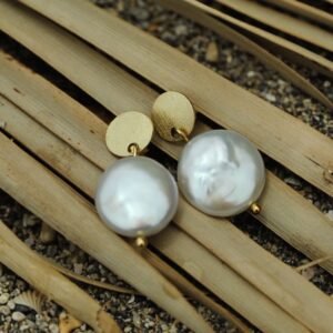 Silver Pearl Studs